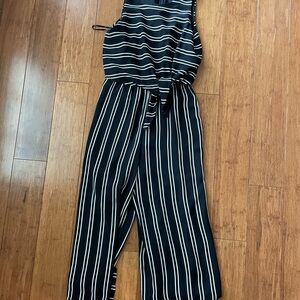Chic Striped Jumpsuit